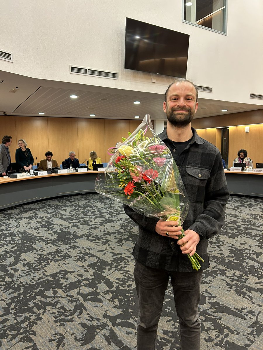 Met de benoeming van Dylan tot fractieopvolger is ons team weer compleet 💪🌹