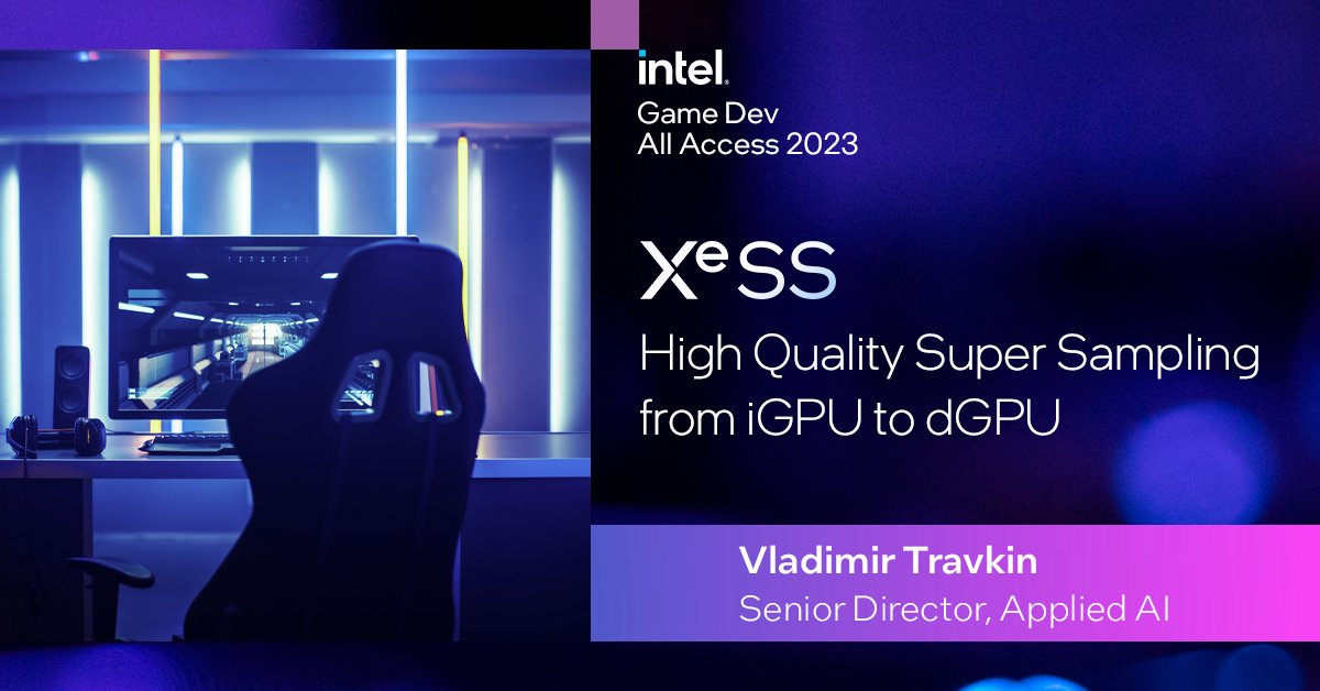 Fun to use, fun to say, it’s #XeSS! We’re discussing our AI-based super-sampling technique from basics to best practices for integration. Learn about the XeSS 1.1 SDK updates here. intel.ly/3Z5ELyt