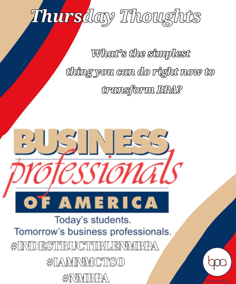 New Mexico BPA Vice President Community Relations tweet media