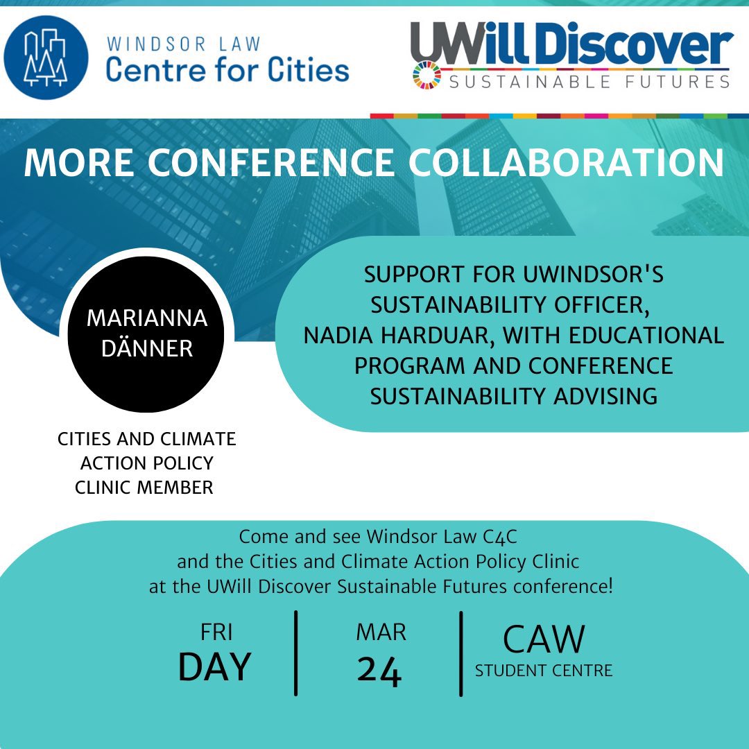 UWCities's tweet photo. Come and see the Centre for Cities and @CityClimateAct at the UWill Discover Sustainable Futures Conference! https://t.co/6c68b5JhZJ