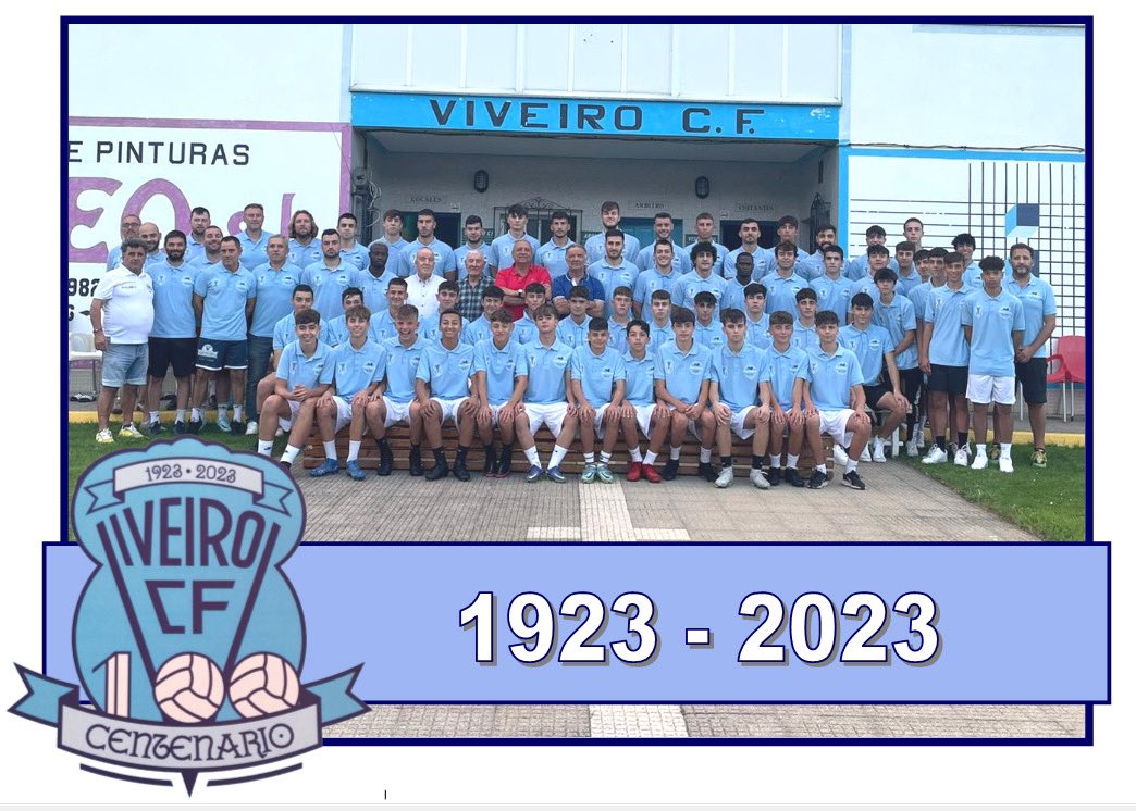 viveirocf2015's tweet photo. Este año es muy especial para todos los que forman y formaron parte de este club porque celebramos,nada menos,que nuestro Centenario.
El Viveiro CF celebra sus 100 años de existencia con varios actos que tendrán comienzo mañana, con una gala en el Teatro Pastor Díaz, a las 20:30h https://t.co/xKBz3q2bfp