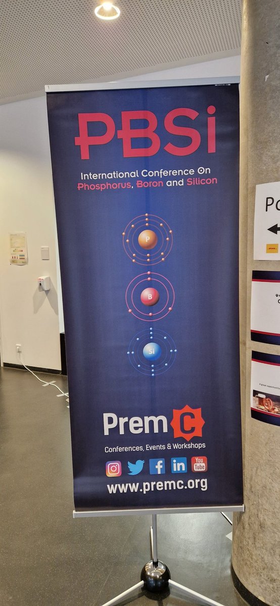 At the #PBSi2023 conference in Berlin (near to the chemistry dpt of <a href="/FU_Berlin/">Freie Universität</a>) organized by Prof <a href="/HeyHawkins/">Evamarie Hey-Hawkins</a> and @GoupMullerFU. Meeting <a href="/rebecca_melen/">Prof. Rebecca Melen</a>, <a href="/RJGilliard/">Robert J. Gilliard, Jr.</a>, <a href="/ShabanaKhan01/">Shabana Khan</a>, <a href="/santoslabVT/">Webster Santos</a>, <a href="/InoueGroupTUM/">Inoue Group</a> and colleagues from <a href="/goetheuni/">Goethe-Universität</a>, @DCMGrenoble and <a href="/LHFA_CNRS/">Laboratoire Hétérochimie Fondamentale et Appliquée</a>.