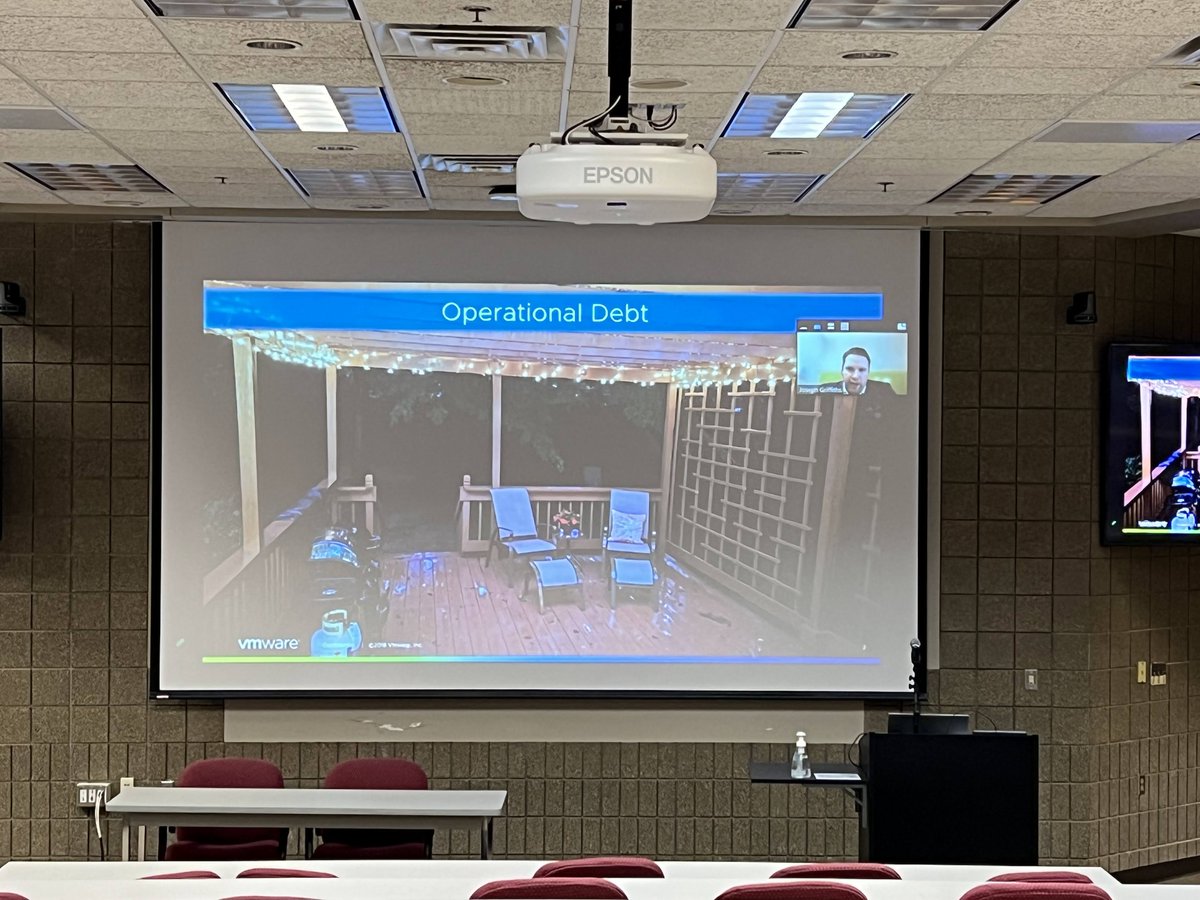 SDVMUG's tweet image. Thanks to @Gortees for sharing with us how to overcome operational debt @SDVMUG @MyVMUG