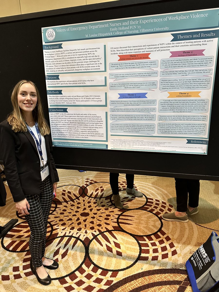 Yashika Sharma, MSN, RN (@yashikash) on Twitter photo Come watch <a href="/Emilyh4929/">Emily Holland</a> on the experiences and perceptions of ED nurses who have encountered workplace violence from patients with substance use disorders! <a href="/VillanovaU/">Villanova University</a> Come watch <a href="/Emilyh4929/">Emily Holland</a> on the experiences and perceptions of ED nurses who have encountered workplace violence from patients with substance use disorders! <a href="/VillanovaU/">Villanova University</a>