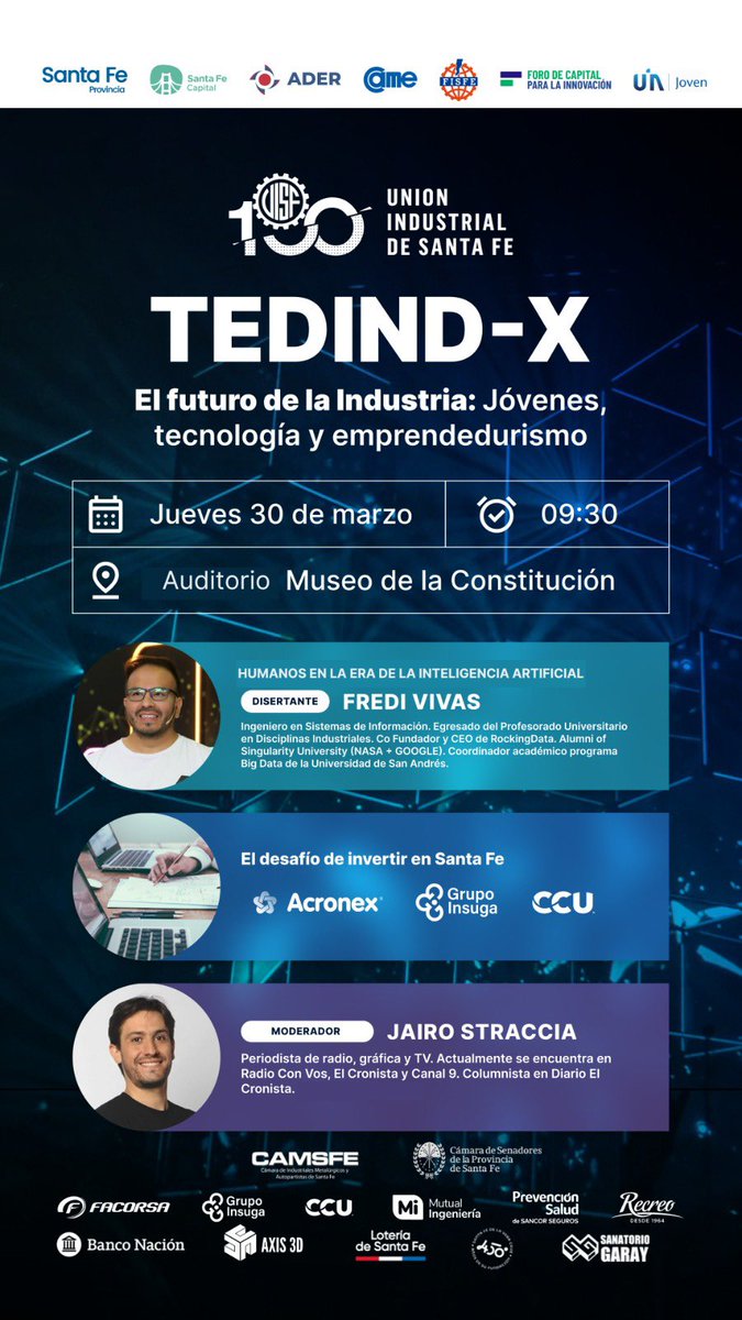 IvanaTaborda's tweet photo. Es nuestro deber acercarnos a nuestros jóvenes y demostrarles el porqué de elegir la industria como motor de desarrollo de nuestro país 💪🏾 #masindustria #sinindustrianohaynacion #santafeciudad  @UISFJoven @UIAJoven @FISFEJoven @ADIMRAjoven @fredidavidvivas @jairostraccia https://t.co/NRaLHRiQ0U