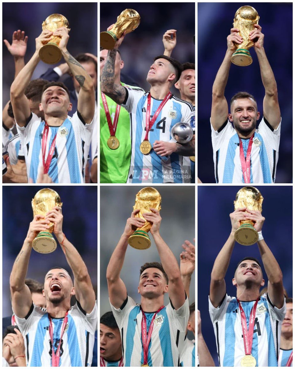 Hoy vuelven al Monumental Julian, Enzo, Exequiel, Guido, Gonzalo y Germán. Se fueron después de vivir en la pensión, estudiar en el instituto y crecer en el Club, vuelven campeones del mundo. Que lindo tenerlos de nuevo en casa. Orgullo de nuestro semillero.