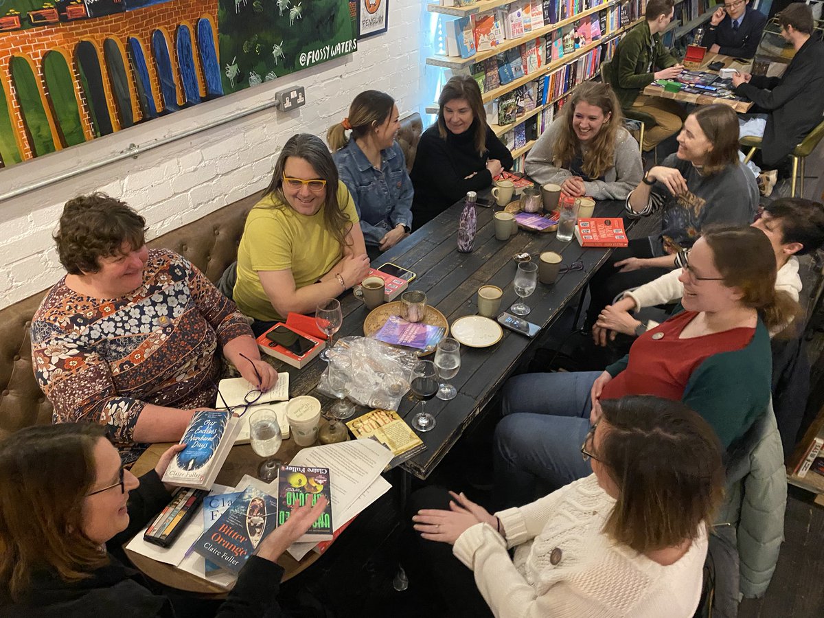 LouiseMorrish1's tweet photo. We have a new member of our @GoldfinchBooks_ #bookclub and she revealed. at yesterday’s club that she hadn’t read anything for 25 years, and that our club was what she’d been longing for for years, and it has sparked her love of #reading again. I honestly could have cried. https://t.co/0ABRX5dl8s