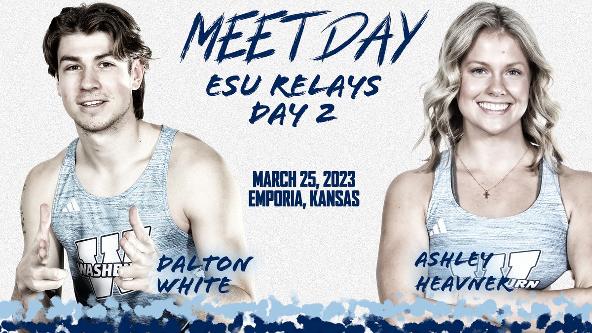 Washburn track and field teams continues action with day 2 of the  ESU Relays #GoBods 

⌚ | 11:30 a.m. - first event
📍 | Emporia, Kan.
📊 | bit.ly/23ESURelays