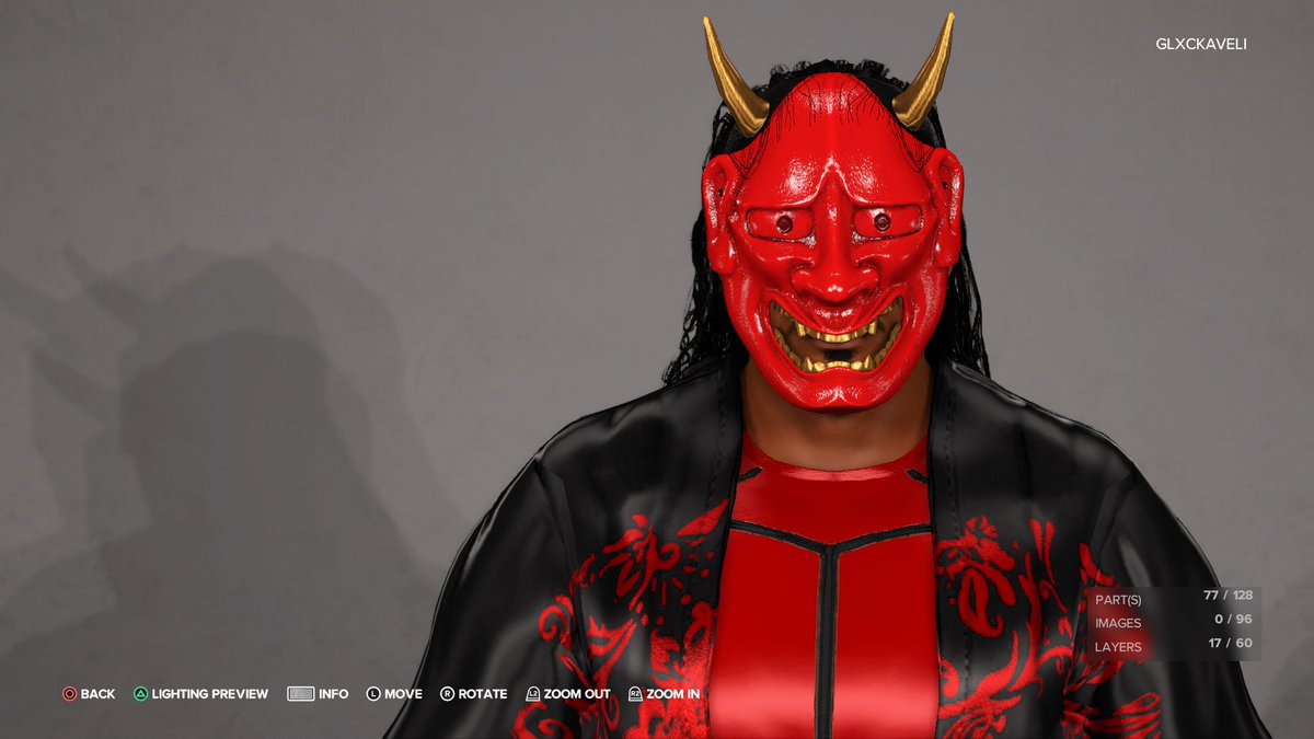 glxckaveli's tweet image. #WWE2K23 #CreatedPlayer
