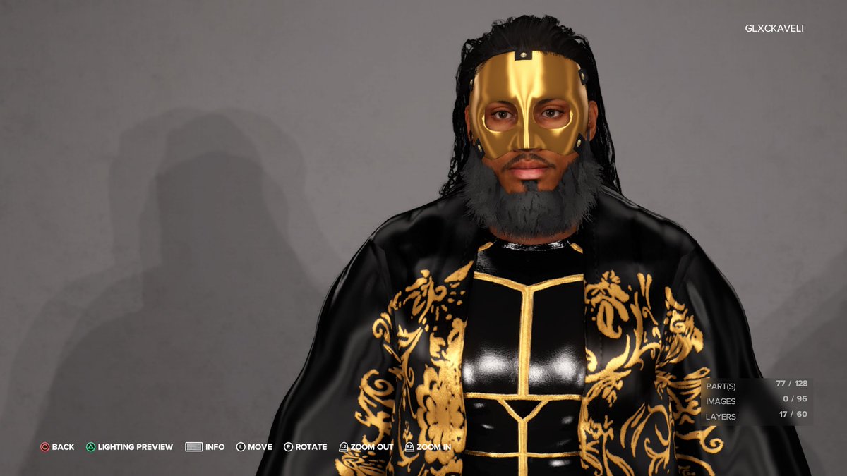 glxckaveli's tweet image. #WWE2K23 #CreatedPlayer