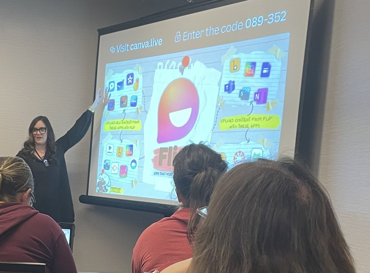 ErinHaberEC's tweet image. Learned so much from @themerrillsedu at #NCCE23 about the power of @MicrosoftFlip! #InterACTIVEclass