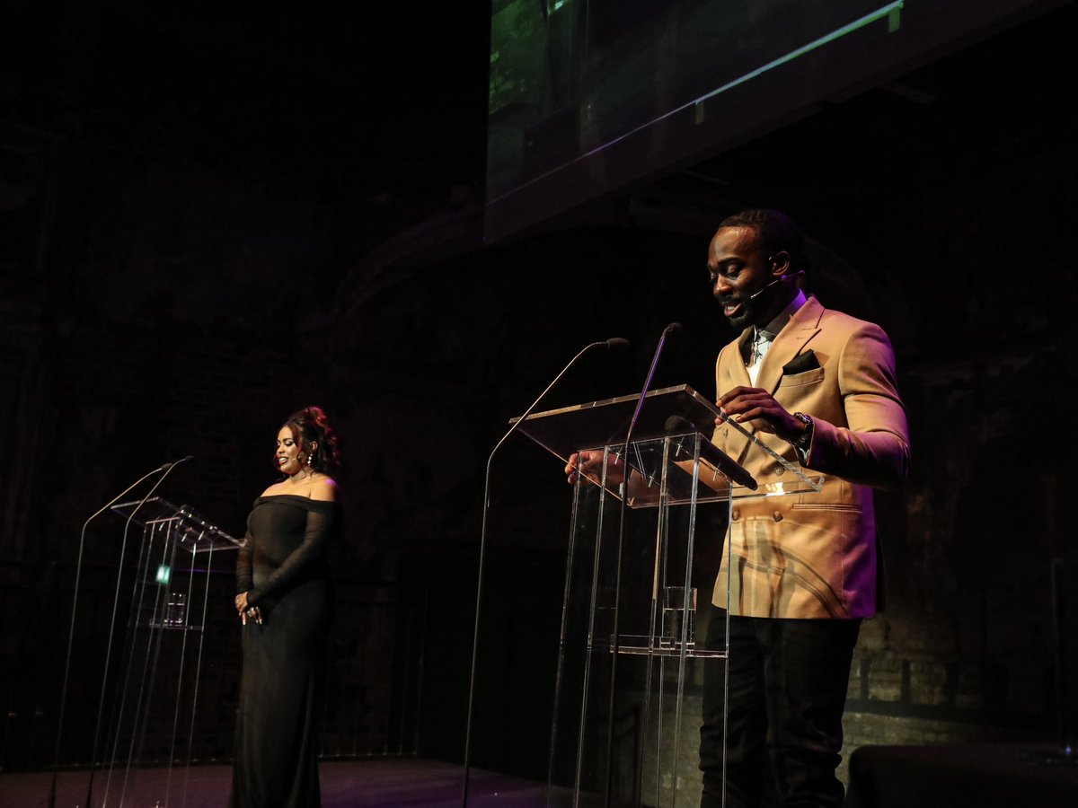 FootieBlackList's tweet photo. The entire Football Black List team would like to thank our incredible #FBL2022 hosts @alexisenunes and @J_Dyer_Official, who brought the energy all evening and made it a night to remember 🖤 https://t.co/0E2rQHdl6Y