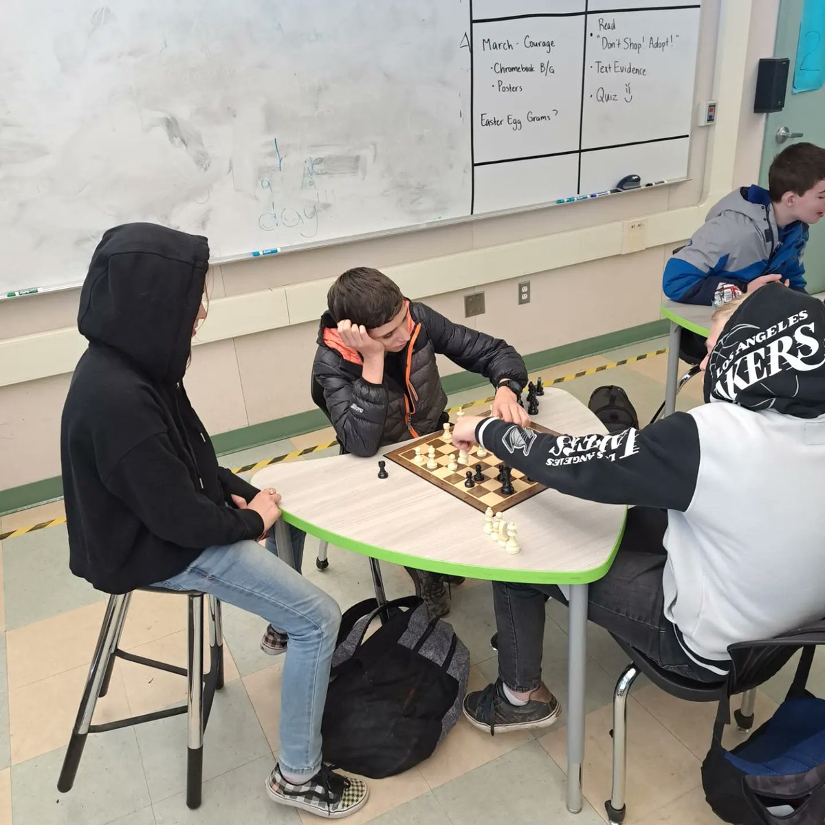 COA_middle's tweet photo. This school year, COA Middle Huskies have an opportunity to attend different lunch clubs.
Mr. Kalafatis hosts Chess Club every Thursday, 12:05-12:40 pm.
#coamslunchclubs #coamiddle #coaschool #gcc_charters https://t.co/HdprV5RGqb