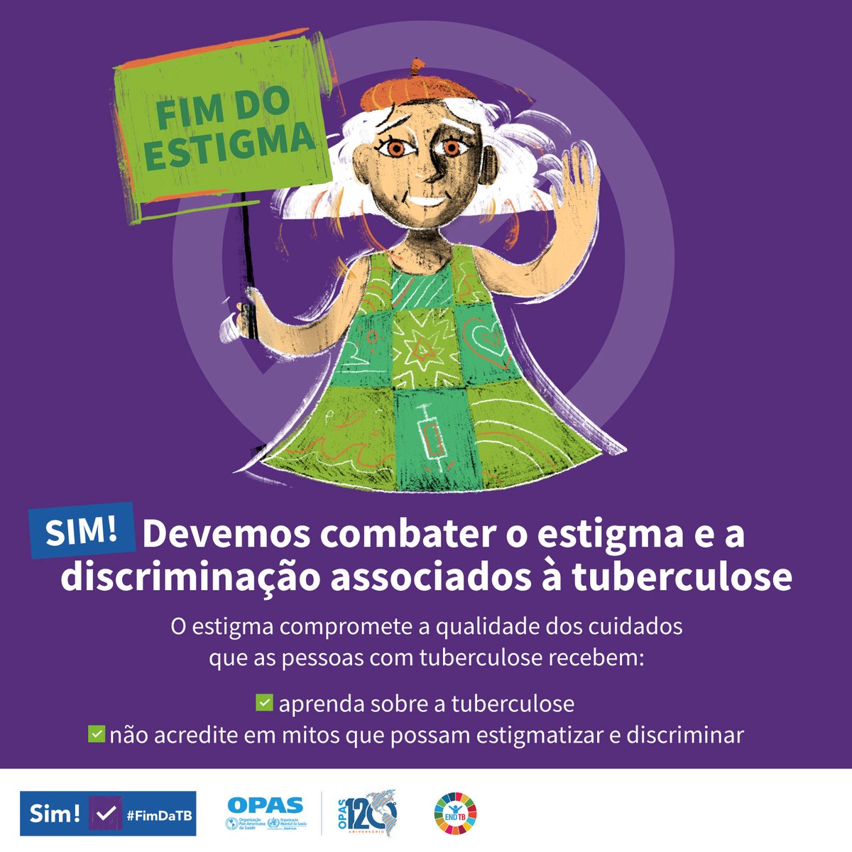 NacoesUnidas's tweet photo. Estigmatizar as pessoas com tuberculose pode privá-las dos cuidados de que necessitam.
Combata o estigma e a discriminação no #WorldTBDay, 24 de março: https://t.co/B3md4ZLi1H via @WHO #FimDaTB https://t.co/APnIpCAOwB