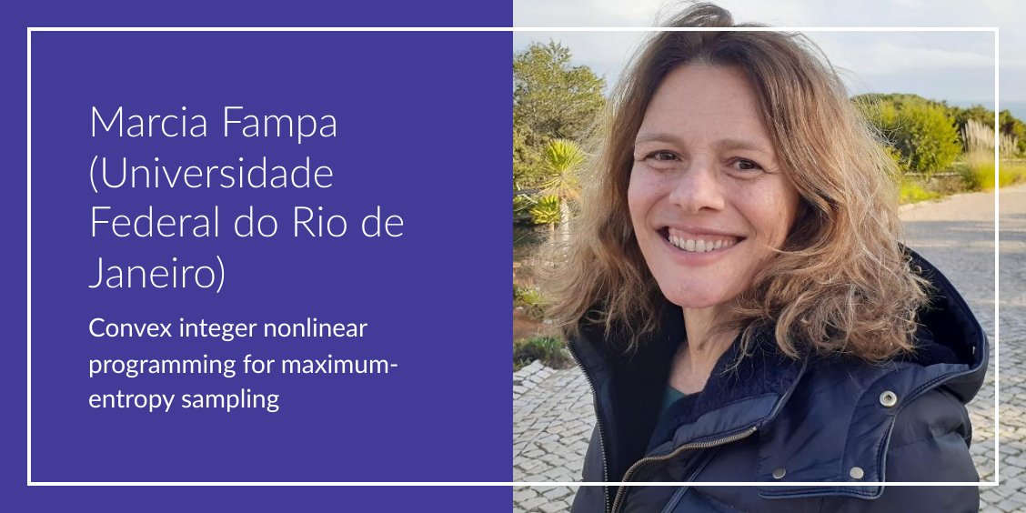 akazachk's tweet image. *Tomorrow* @ 12pm ET: @lyeskhalil and I host the next #DiscreteOptTalks, with Marcia Fampa and @EmilyLTucker. See the abstracts at talks.discreteopt.com and join the mailing list (eepurl.com/gZtvOL) for the Zoom link. #orms