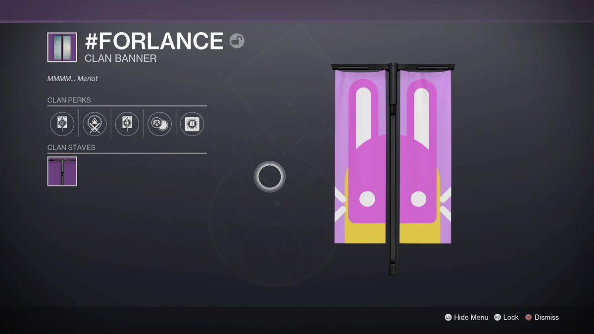 MNoobular's tweet photo. Changed the clan name for a bit. #ForLance #Destiny2 #Lightfall https://t.co/TJ9YQjeGpU