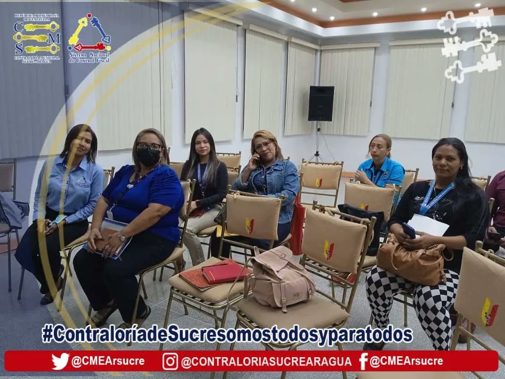 CMEArSucre's tweet photo. #Notisa🇻🇪🇻🇪 El Contralor Regional
@CesarOteroDuno junto a la Gte. de la Oficina de Atención al Ciudadano Mariupszi Figuera dieron la bienvenida a los jefes de las OAC de las 18 Contralorías Municipales de Aragua en los espacios de la @CEAragua, en pro de la integración del #SNCF. https://t.co/Vx9W9huNFa