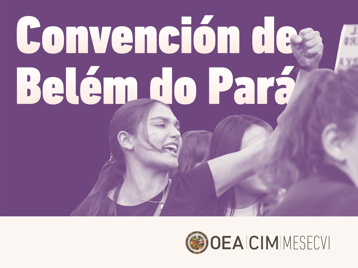 MESECVI's tweet photo. ¿Sabías qué?
📜Por medio de la Convención de Belém do Pará, los Estados parte acordaron que:

"La violencia contra la mujer constituye una violación de los derechos humanos y las libertades fundamentales".

💡Consulta el resumen para saber más: https://t.co/Ctu5BAzU9i https://t.co/Apm3TKklA2
