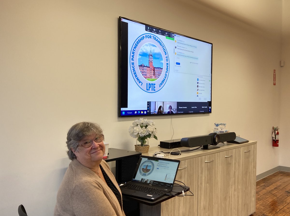 Loved the energy in the room (and on Zoom) this morning at our first hybrid/ in-person consortium meeting of the Lawrence Partnership for Transition to Employment! Looking forward to further collaboration with this amazing group.
