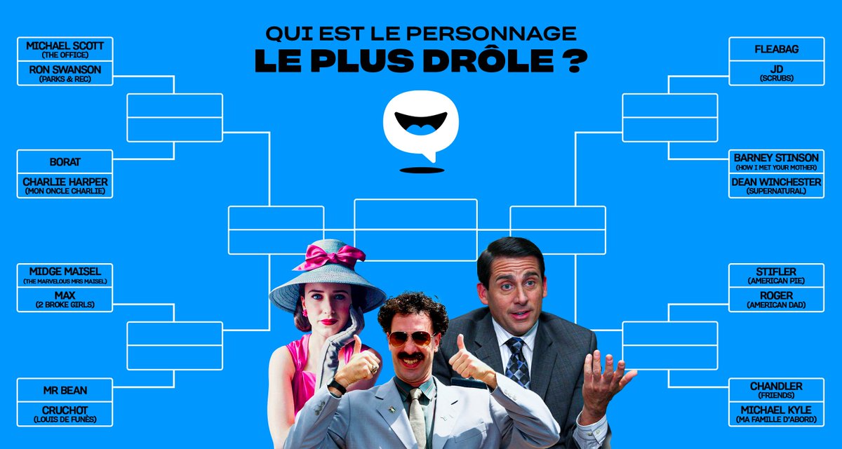 PrimeVideoFR's tweet image. NOUVEAU TOURNOI

Pour fêter #LOLQuiRitSort S3 on va élire le personnage de film ou de série le plus drôle juste sous ce tweet 👇