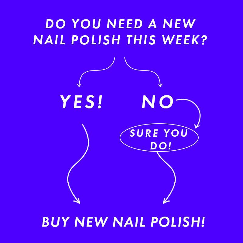 Yay 👍🏻 or Nay 👎🏻 ?
Tag a friend that agrees.

Fancy a new colour? 🤔💅
👉 wu.to/YtpJLN
#NailAddiction #NailLife #Nails