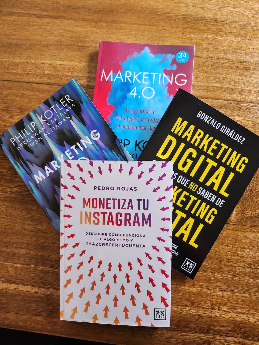 lideditorialarg's tweet photo. 😀Se viene el finde largo...¿con cuál empezarías?

📕Todos estos libros y muchos más los podes encontrar en nuestra tienda online https://t.co/FCbGHRQIc7

#marketing #marketingdigital #kotler #instagram #monetizatuinstagram https://t.co/qopNJlj9H7