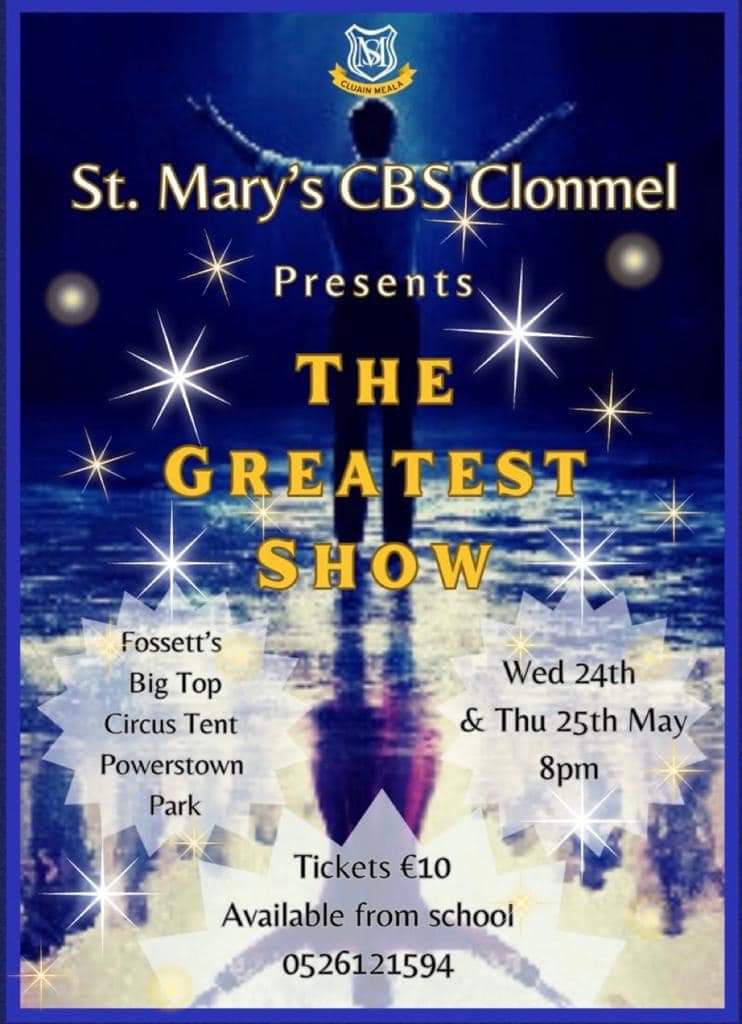 Save the date 🎭 Rehearsals are well underway for St Mary's CBS upcoming production of ‘The Greatest Show’. The excitement is building with the boys and they can’t wait to take their places in Fossett’s Big Top circus tent for what is promised to be an unforgettable few nights 🎪