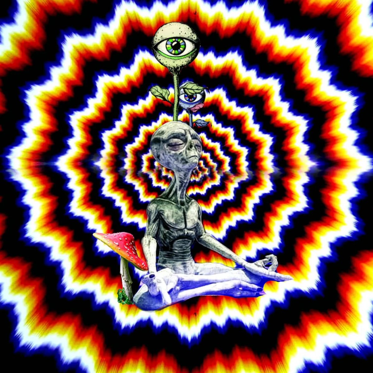 Alien meditation by <a href="/shamanyckVision/">Shamanyck.eth</a> 👽🍄