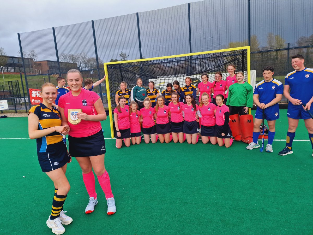 StEdwardsColl's tweet photo. Great game of Hockey V @CookstownHigh this afternoon. Thanks so much for hosting #SECSportsTour2023 https://t.co/uhKBkWNiw9