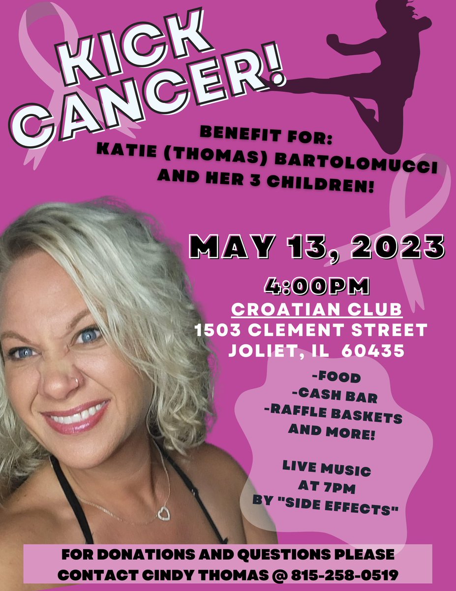 Looking for donations for basket raffles, monetary, bakery or food.