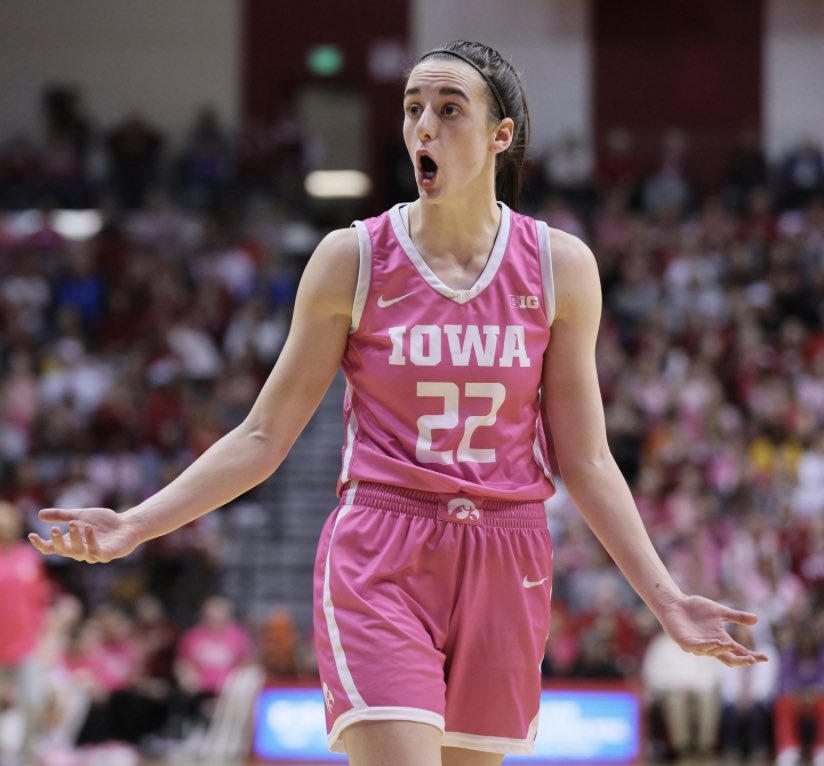 The most thrilling player in March Madness weighs less  than the equipment guy, swishes bombs from the logo and won't be playing on CBS. Caitlin Clark of Iowa is the best thing you'll see on TV this weekend, incl. Ted Lasso. Fri 4:30 PT ESPN. Dont miss Steph Curry in a ponytail.