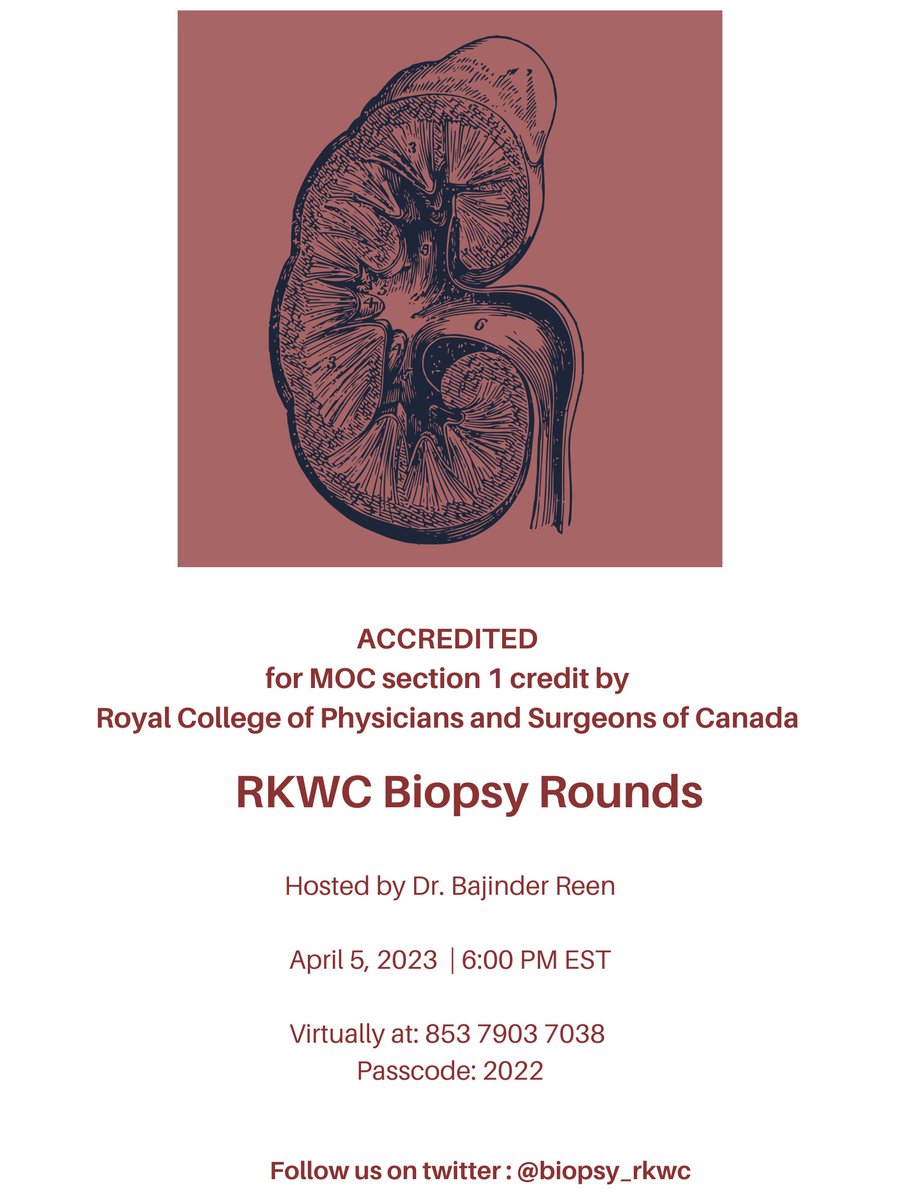 Biopsy_RKWC's tweet photo. Join us on April 5th for the next biopsy rounds! https://t.co/W8hSSgtvfc