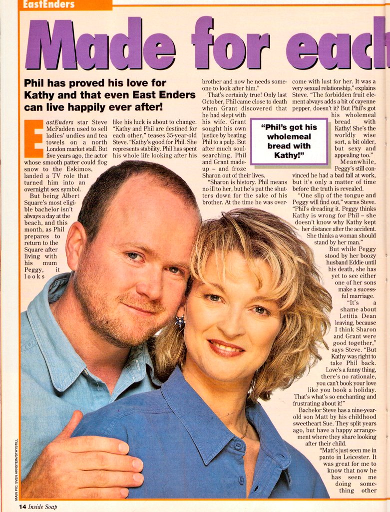 Graeme Wood on Twitter "From March 1995 INSIDE SOAP MAGAZINE features