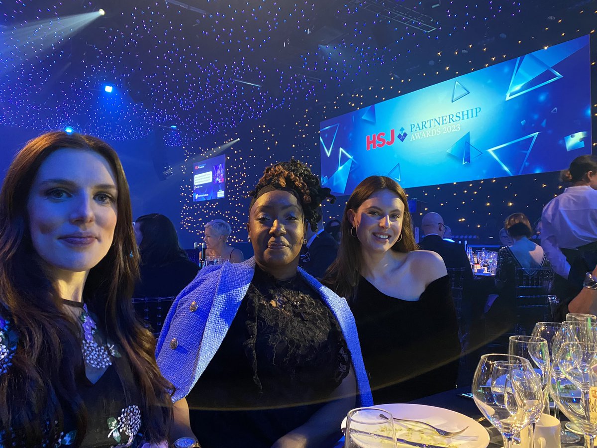 Excited to be with the amazing Keeping Well South East London team at the #HSJpartnershipawards @sel_well @LeilaLawton3 @nathaliezach @normanlamb @MaudsleyNHS @CEO_DavidB @DrSuraba