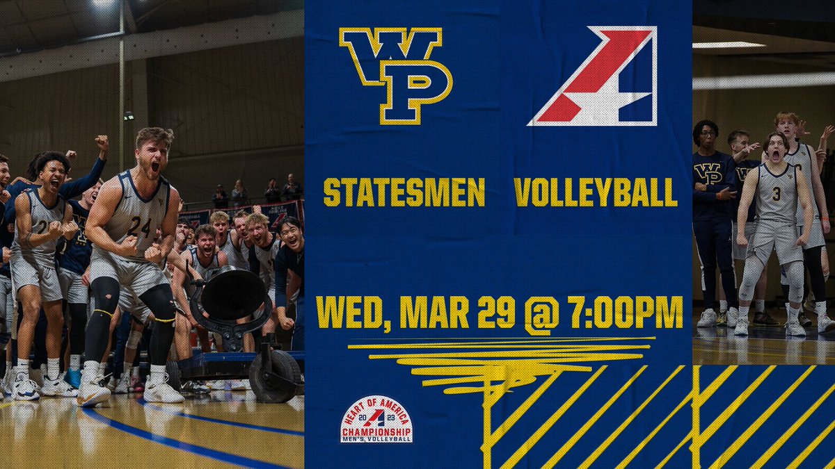 Tickets are on sale for Men’s Volleyball Heart Semifinals!

🎟️ statesmenathletics.com/ticketing