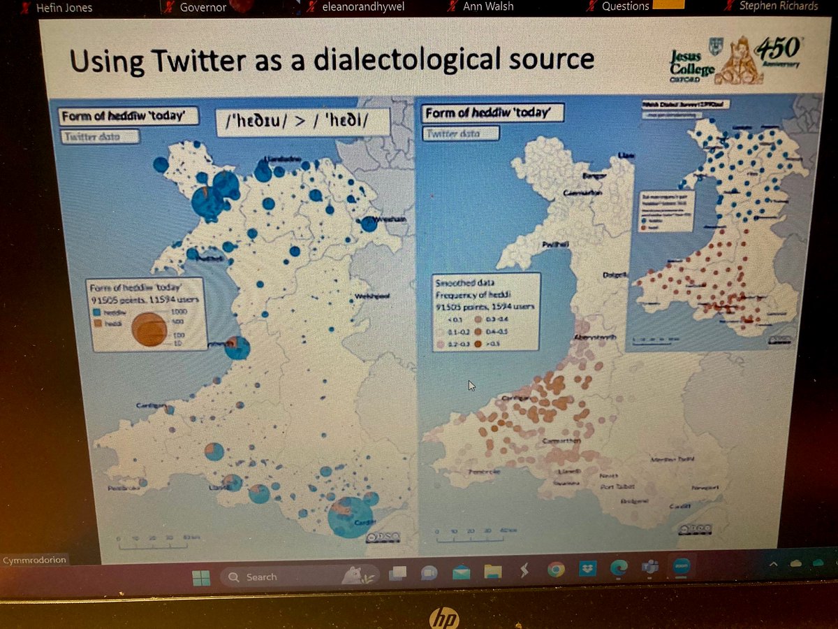 THJ1961's tweet photo. Dysgu cymaint heno o wrando ar #DavidWillis @UniofOxford yn trafod trydarieitheg. Er defnyddio'r platfform cyfathrebu cymdeithasol @Twitter yn ddyddiol heb glywed am '#tweetolectology' o'r blaen! Astudiaethau mewnweledol i ddefnyddio iaith a geiriau, a'u hesblygiad. @cymmrodorion https://t.co/SSXbGnM9Pv