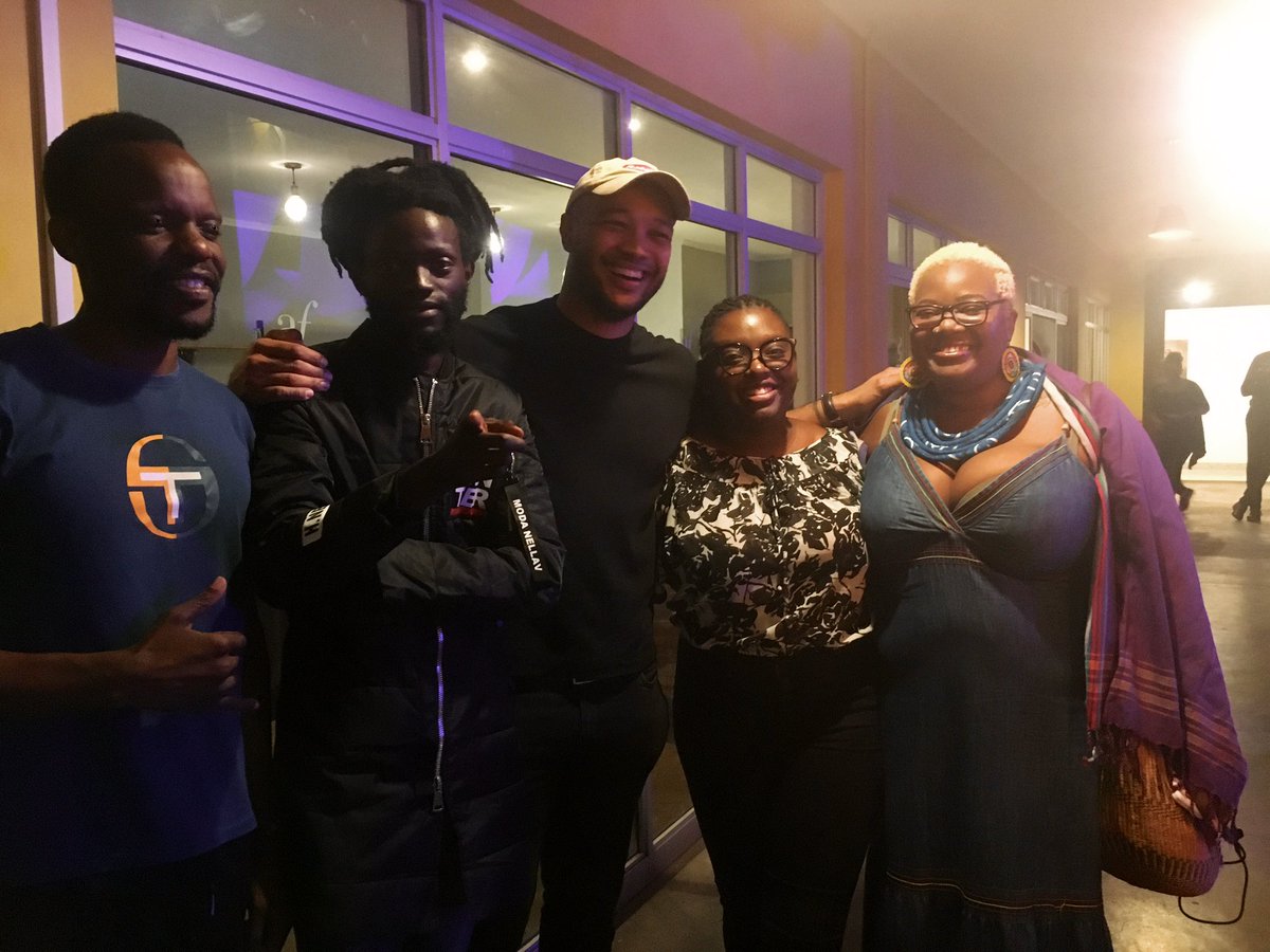 What a beautiful night with fellow musical artists. I learned so much. Grateful for this collective @JamesTSakala @MumbaYachi @Wezi_heartsound @elmukuka @natie808 #recordingartists #zambia