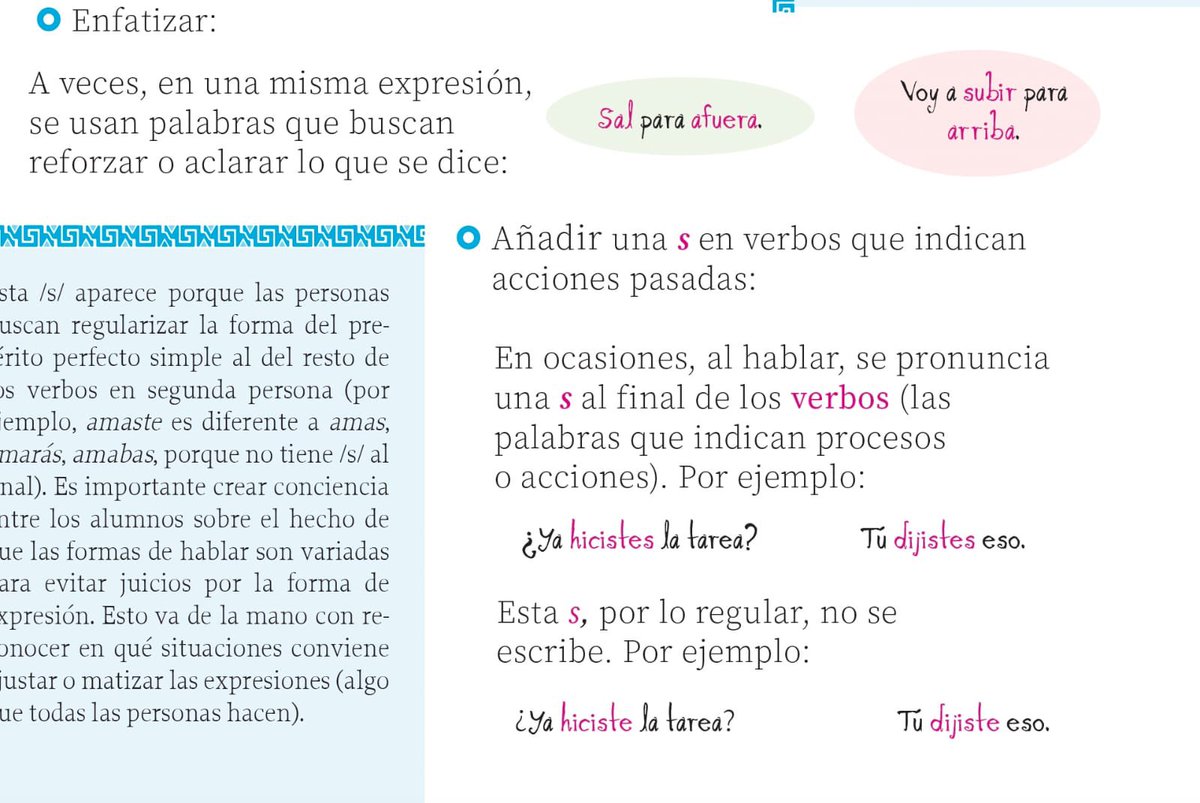 obdulioA's tweet photo. La cuatrote ya no solo busca romantizar la pobreza, también desea romantizar la ignorancia.

Aquí un ejemplo del nuevo libro de la SEP para niños de primero de primaria, normalizando "dijistes".

Da impotencia que la educación esté en manos de ayatolás como Marx Arriaga. https://t.co/Ev7gliKjp2