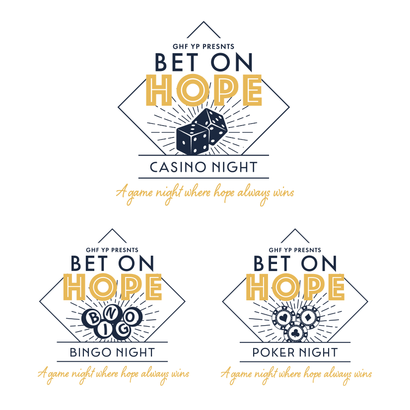 BrileyDesign's tweet photo. A fun event to benefit a great cause – Bet on Hope is sure to be blast and it benefits mental health education and resources for North Texas youth. You can get tickets here: https://t.co/xzAwWNzrT4 – And be sure to check out the cool new logo we helped create for the event. 😉 https://t.co/lQU9f76iEA