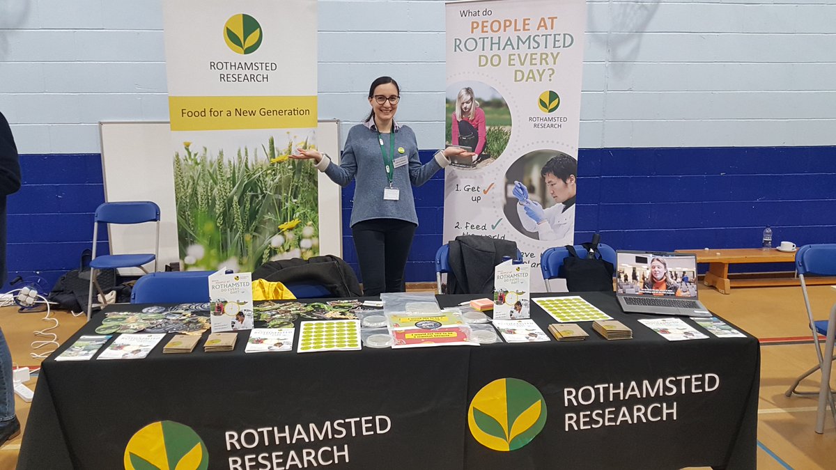 GMitrousia's tweet photo. Thank you @sirjohnlawes for hosting @Rothamsted Research! Great to reach out to so many enthusiastic students - the future of science is in great hands! #sjlcareersfair https://t.co/ODG3QkNdX6