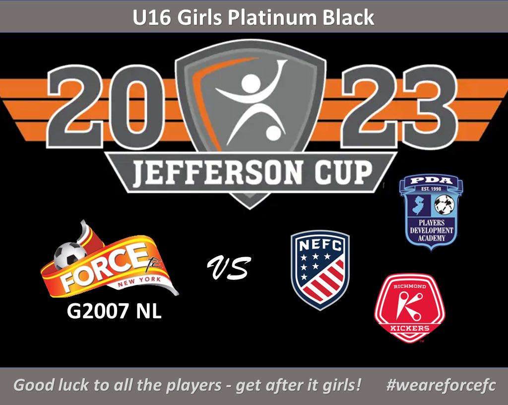 ForceFCNY's tweet photo. Lots of preparation by our 2008s - 2005s in anticipation of some great competition at Jefferson Cup.   You all put in the time and effort girls, now go out and bring it! #forcefc #thenextlevelisnow #elitegirlssoccer #collegepathway #jeffcup23 #hudsonvalleysoccer #weareforcefc https://t.co/dn8Yn5wXwj