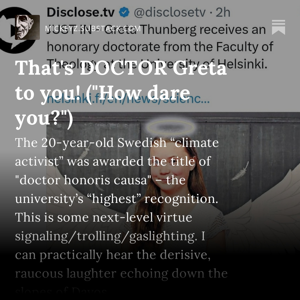 postwokepodcast's tweet photo. #postwoke #mickeyz #podcast #intellectualselfdefense #woke #propaganda #fakenews #misinformation #greatreset #WEF #transhumanism #science #stayhuman #ClimateScam #ClimateAction 

@GretaThunberg 
see more: https://t.co/ZImFNAjubb https://t.co/ropcMOCx6g