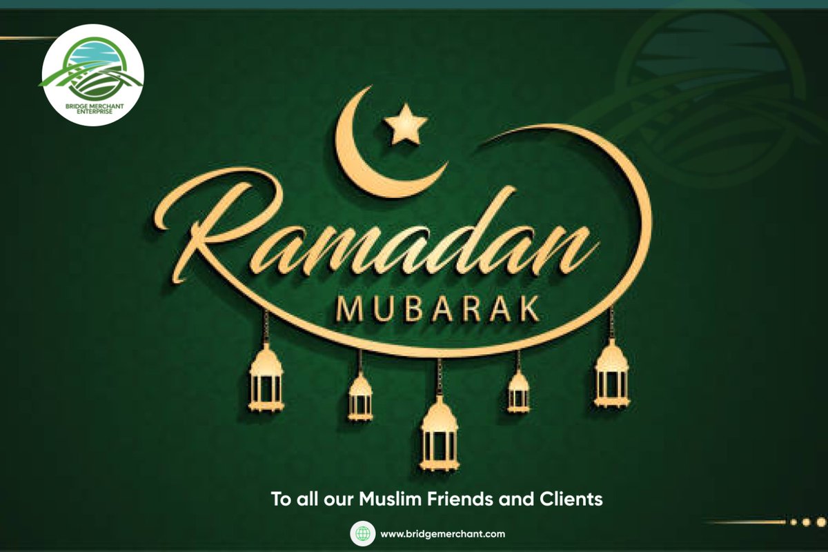 BridgeMerchant's tweet photo. Wishing all Muslim Faithfuls a blissful Ramadan... https://t.co/93jhYQn9OT