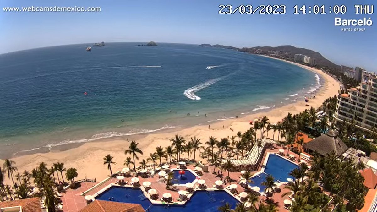 cams de México on Twitter "Ixtapa Zihuatanejo. Temperatura actual