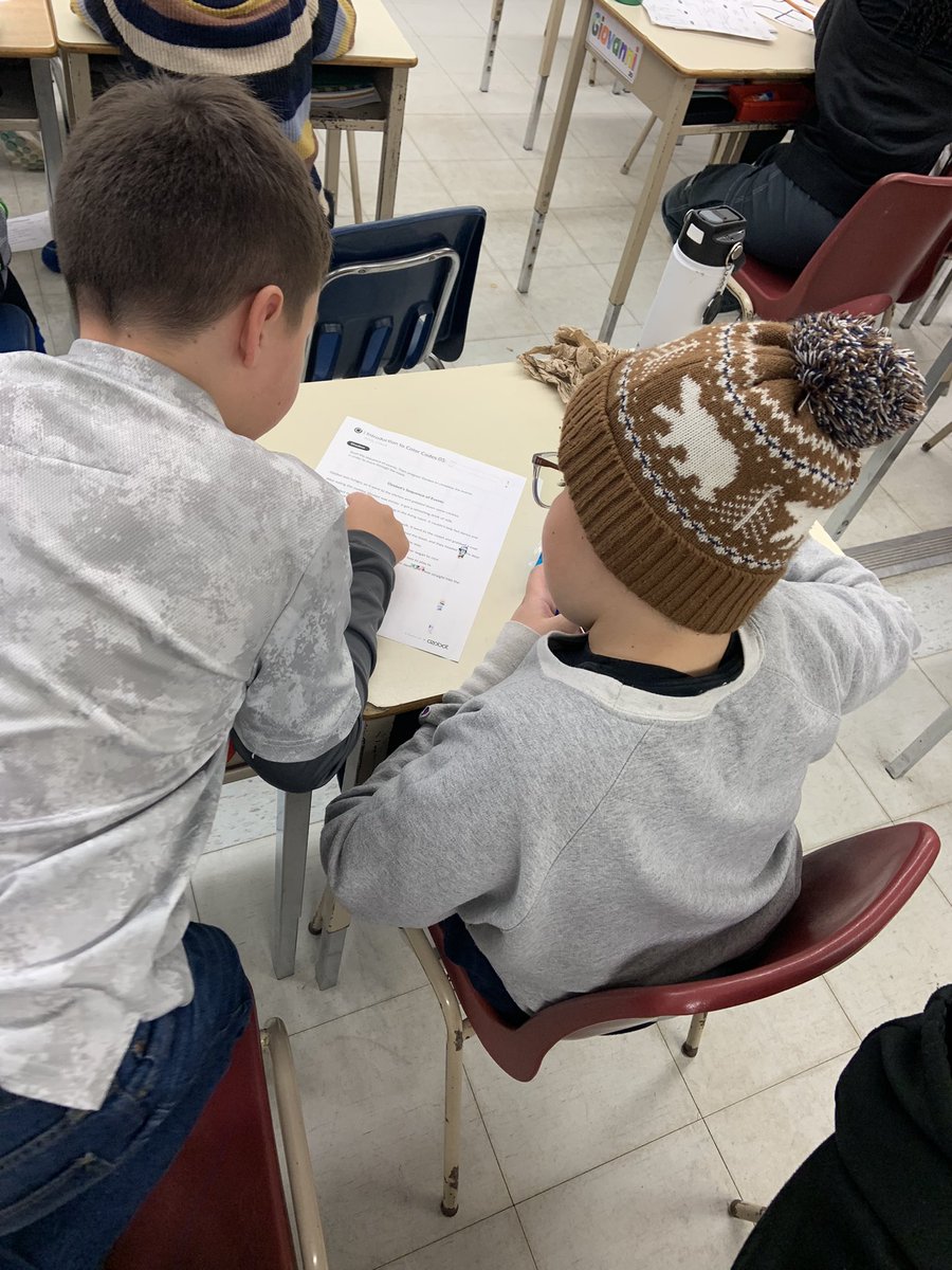 KBestEdu's tweet photo. We’ve been having too much fun with our #Ozobots this week! Tomorrow students will write and map their own Ozobot story. #byronsomersetstars @TVDSB https://t.co/hifYKSPf3U