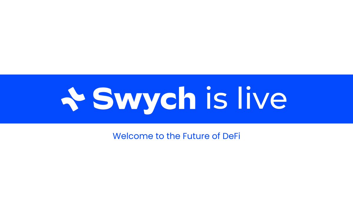 SwychFinance's tweet photo. Swych is live! You can now fully trade our Swych token. Migration is also complete, so make sure to add the contract address below:

Swych Token Address: 0x9334e37faD7c41Cd6C9565Bff3A97CE31CEE52a3

Stake today as well here: https://t.co/bdfllkUufi

Welcome to Swych ❤️

#DEX #BSC https://t.co/sCY1gUfB2e