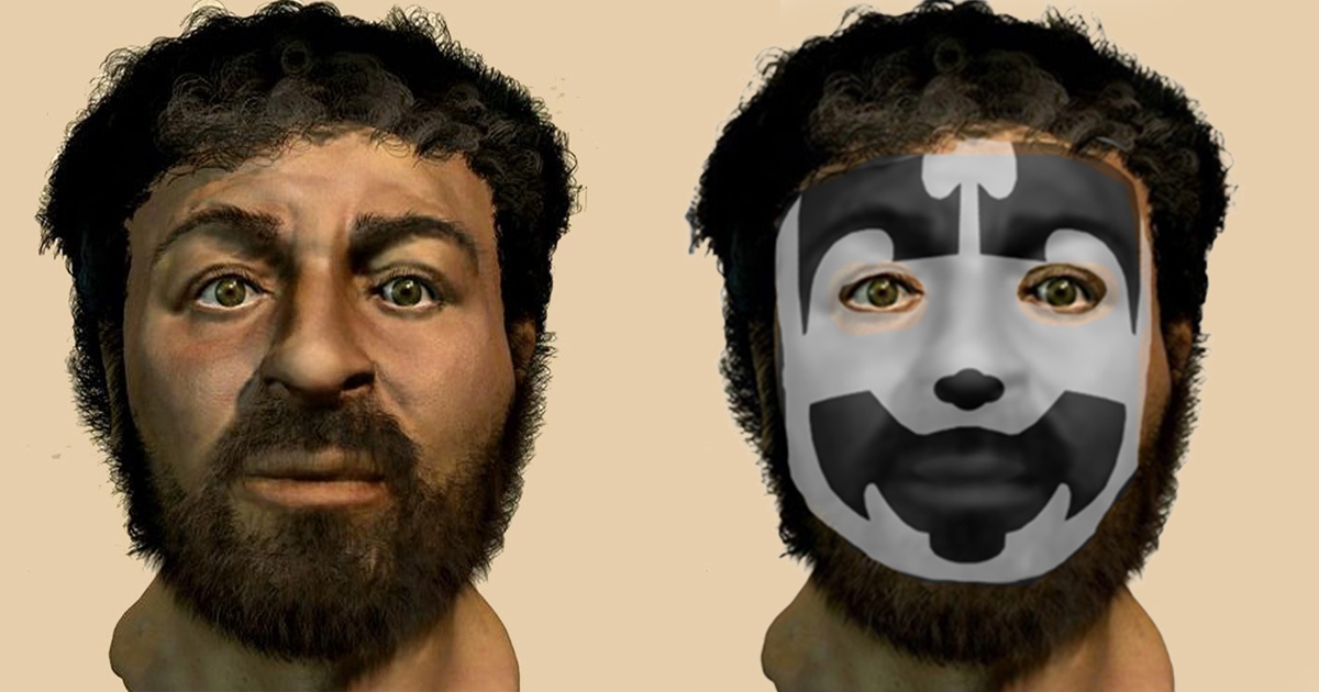 Scientists Have Recreated the Real Face of Jesus if He Was Into the Insane Clown Posse
l8r.it/sJeE
