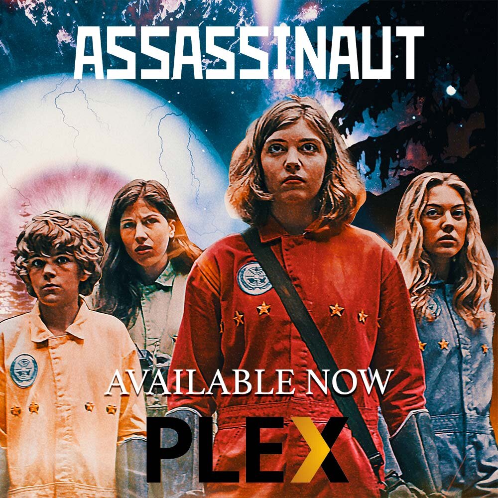 DreadPresents's tweet photo. A team of four teenage astronauts brave the alien wilderness of a distant planet to save the Earth’s President from a deadly assassin.

ASSASSINAUT, available now to stream on @plex. https://t.co/sy6WvoXPtu