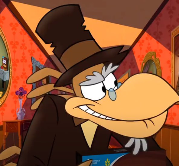 OlToons's tweet photo. Today's dad is Gramps from those Cocoa Puff commercials! https://t.co/NaZnDFfgBc