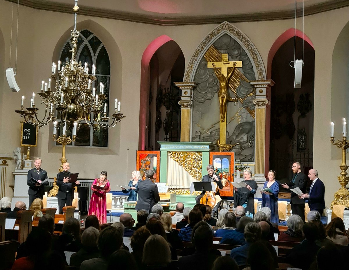 Barockmusik i kväll. Lyssnat på Göteborgs Baroque som framför sin Hipp! Jubileumskonsert 2. Ur programmet, musik av Johann Sebastian Bach.